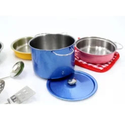 Insten 12 Piece Kids Pots And Pans Playset, Cooking Toy Kitchen Accessories Set -Learning Toys Sales GUEST 8ba18415 20ec 421f 95ea 2e7f61a94f6b