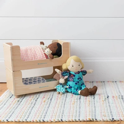 Manhattan Toy Sleep Tight Wooden Play Sleigh Bed With Pillow And Blanket For Dolls And Stuffed Animals 10 Manhattan Toy Sleep Tight Wooden Play Sleigh Bed With Pillow And Blanket For Dolls And Stuffed Animals - Image 8