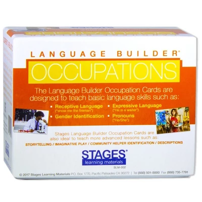 Stages Learning Materials Language Builder Occupation Card Set, Pack Of 115 4 Stages Learning Materials Language Builder Occupation Card Set, Pack Of 115 - Image 2