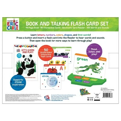 World Of Eric Carle Let's Learn And Play Talking Flashcard Box Set 8 World Of Eric Carle Let's Learn And Play Talking Flashcard Box Set - Image 6