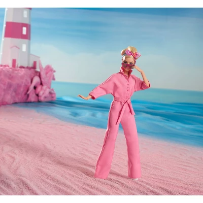Barbie The Movie Collectible Doll Margot Robbie As Barbie In Pink Power Jumpsuit (Target Exclusive) 6 Barbie The Movie Collectible Doll Margot Robbie As Barbie In Pink Power Jumpsuit (Target Exclusive) - Image 4