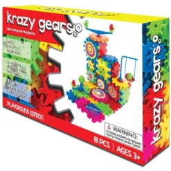 Krazy Gears Gear Building Toy Set - Interlocking Learning Blocks & Motorized Spinning Gears - 81 Piece Set -Learning Toys Sales GUEST 8da07281 8711 43a8 b066 33d36f94a2df