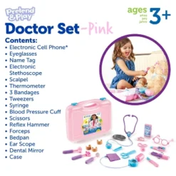 Learning Resources Pretend & Play Doctor Set, Pink, Ages 3+ -Learning Toys Sales GUEST 8ea3f29c 7519 4cfa a66a d1982c184658