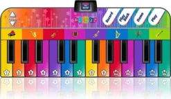 Colorful Keyboard Playmat 71" - 24 Keys Piano Play Mat With Record, Playback, Demo, Play And Adjustable Vol - Play22Usa -Learning Toys Sales GUEST 8ee2f616 cdef 4ab4 acc2 7b5913b86a66