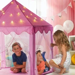 Large Playhouse Tent - Princess Castle Pink With Star Lights And Carry Bag - Play22USA -Learning Toys Sales GUEST 8efec389 dac3 48f6 9b52 00595d447eb9