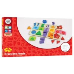Bigjigs Toys My First Fractions Wooden Educational Toy