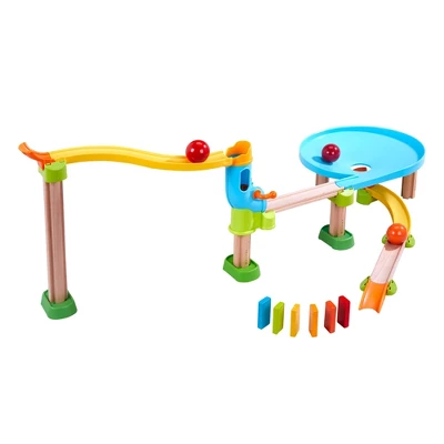 HABA Kullerbu Traffic Jam Ball Track 33 Piece Set With Funnel 4 HABA Kullerbu Traffic Jam Ball Track 33 Piece Set With Funnel - Image 2