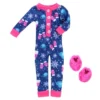 Sophia’s One Piece Winter Pajamas And Slippers For 14.5" Dolls, Blue/Hot Pink 2 Sophia’s One Piece Winter Pajamas And Slippers For 14.5" Dolls, Blue/Hot Pink -Learning Toys Sales GUEST 90d9e268 8e62 4b13 9ec5 c555e1e7edfe