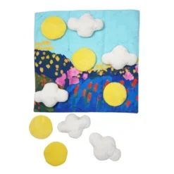 Manhattan Toy Sunny Day 11-Piece Decorative Soft Quilted Jumbo Floor Or Table Tic Tac Toe Game For Kids -Learning Toys Sales GUEST 91a9ad4f 50ea 45a6 b6b1 ab92c1eddc23