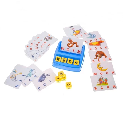 Insten Matching Letter Spelling Game For Kids, Spelling & Reading Learning Educational Toy For Preschool Toddlers, Gift For Kids 4 Insten Matching Letter Spelling Game For Kids, Spelling & Reading Learning Educational Toy For Preschool Toddlers, Gift For Kids - Image 2