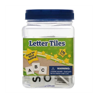Eureka Tub Of Letter Tiles 3 Eureka Tub Of Letter Tiles