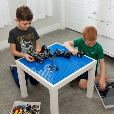 Creative QT MakerBase, 4 Pack, 10x10 Peel-and-Stick Toy Building Blocks Stackable Baseplates, Bases For Play Tables, Walls, And More, Compatible With All Major Brick Brands 3 Creative QT MakerBase, 4 Pack, 10x10 Peel-and-Stick Toy Building Blocks Stackable Baseplates, Bases For Play Tables, Walls, And More, Compatible With All Major Brick Brands