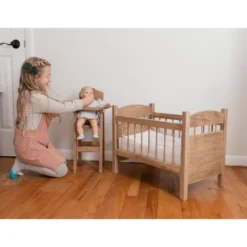 Remley Katie’s Collection Kids Wooden Doll Crib Playset - Ships Assembled - Ships Assembled -Learning Toys Sales GUEST 94a9c973 947d 4270 abdc c2796a054a4b