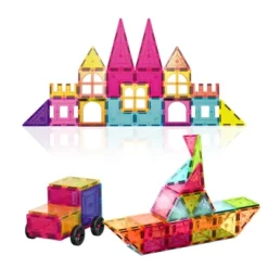 Contixo ST1 -Kids Toy Magnet Tiles -150 PCS 3D Building Blocks STEM Construction -Learning Toys Sales GUEST 9727695a 83f9 4559 bd87 328aab6b167a