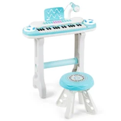 Costway 37-Key Kids Piano Keyboard Playset Electronic Organ Light BluePink -Learning Toys Sales GUEST 97a06a8c 0355 49c9 8457 b684ef721486