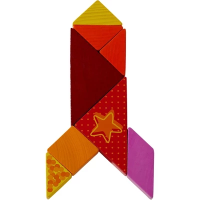 HABA Funny Faces Tangrams - Wooden Pattern Blocks (Made In Germany) 7 HABA Funny Faces Tangrams - Wooden Pattern Blocks (Made In Germany) - Image 5