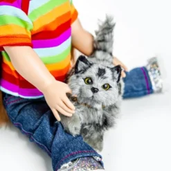 The Queen's Treasures 18 Inch Doll Pet Realistic Grey Striped Kitty Cat -Learning Toys Sales GUEST 9a2cc187 20f5 437b 923e 3f90d4e645fb