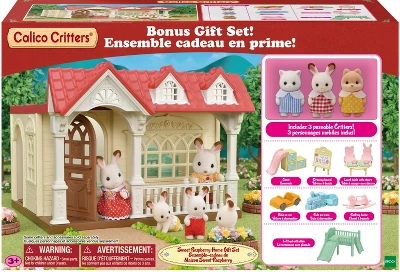 Calico Critters Sweet Raspberry Home Gift Set, Dollhouse Playset With 3 Collectible Figures, Furniture And Accessories 11 Calico Critters Sweet Raspberry Home Gift Set, Dollhouse Playset With 3 Collectible Figures, Furniture And Accessories - Image 9