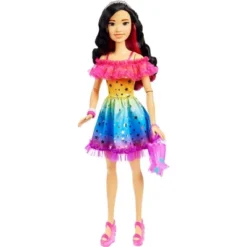Barbie 28" Large Doll With Black Hair And Rainbow Dress -Learning Toys Sales GUEST 9cbcee9e 256a 405c b15b 066e225cea22