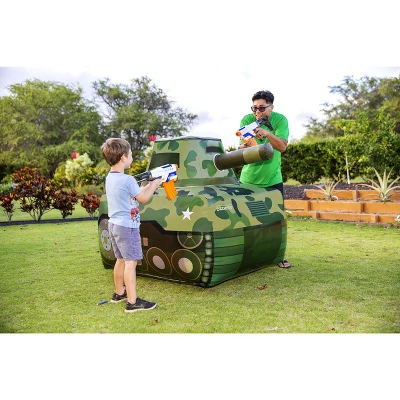 Dazmers Inflatable Army Tank - Green 3 Dazmers Inflatable Army Tank - Green