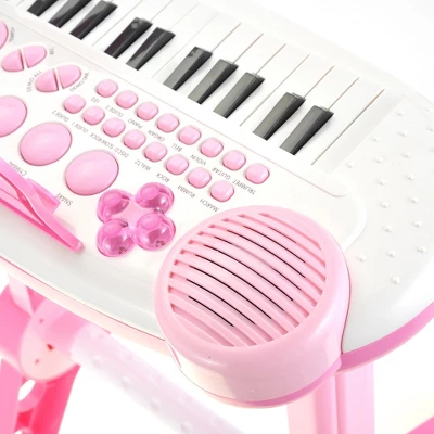 Link Link Worldwide Ready! Set! Play! 31-Key Electronic Keyboard Piano With Microphone, Musical Instrument For Kids 5 Link Link Worldwide Ready! Set! Play! 31-Key Electronic Keyboard Piano With Microphone, Musical Instrument For Kids - Image 3