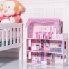 Costway 28'' Pink Dollhouse W/ Furniture Gliding Elevator Rooms 3 Levels Young Girls Toy -Learning Toys Sales GUEST 9f487dff 4331 4ff0 81b6 01c9d7b7d9a5