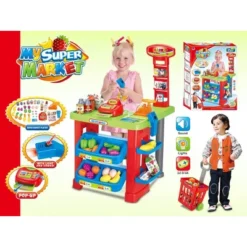 Ready! Set! Play! Link Sunday Super Market Playset With Cash Register, Comes With Food Set And Accessories -Learning Toys Sales GUEST a27ccd52 d5bc 43e1 9935 95ac83933162