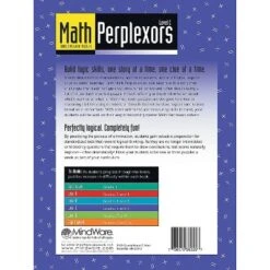 MindWare Math Perplexors: Level C - Brainteasers - 50 Puzzles
