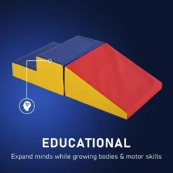 Soozier 2 Piece Climb And Crawl Activity Play Set Soft Secure Foam Playset For Toddler Preschooler Indoor Play Equipment Baby Learning Toys Multicolor -Learning Toys Sales GUEST aa0af78d 71db 470e bb39 37c6be11374b