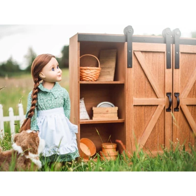 The Queen's Treasures 18 Inch Doll Little House Clothes Storage Trunk 10 The Queen's Treasures 18 Inch Doll Little House Clothes Storage Trunk - Image 8