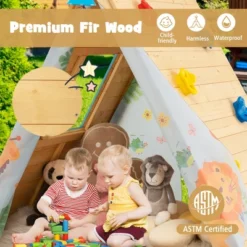 Costway Climbing Triangle With Tent Triangle Climber Crawling Toys For Kids & Baby -Learning Toys Sales GUEST aa7b2036 a66d 4fc4 b7e0 effaff4584d7