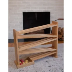 Remley Kids Wooden Ball Roller Racetrack - Balls Included, Harvest Finish -Learning Toys Sales GUEST ab9018a9 c887 44d8 857b 9b352a864412