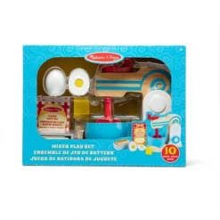 Melissa & Doug Wooden Make-a-Cake Mixer Set (11pc) - Play Food And Kitchen Accessories -Learning Toys Sales GUEST abc97514 482b 4fec 8a16 78e7dce0fa60