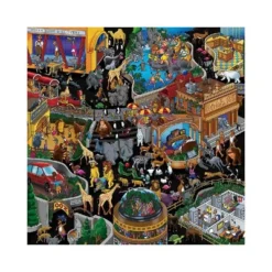 Wuundentoy Premium Edition: Backwards Zoo Jigsaw Puzzle - 500pc