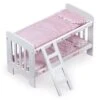 Badger Basket Doll Bunk Bed With Bedding, Ladder, And Free Personalization Kit - White/Pink/Gingham -Learning Toys Sales GUEST ada4d007 52e0 4cfa 9382 9b6c2439a8ef