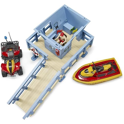 Bruder Bworld Life Guard Station With Quad And Personal Water Craft 3 Bruder Bworld Life Guard Station With Quad And Personal Water Craft