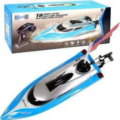 Contixo T2 RC Boat - Remote Control Boat For Pools And Lakes -Fast RC Boats For Adults And Kids (Blue) -Learning Toys Sales GUEST ae31177f 7512 41fb b63a 57d0fd0a9631