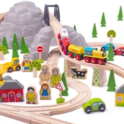 Bigjigs Mountain Railway Set -Learning Toys Sales GUEST aec9beaa 9f90 4364 a790 27d53f24a6c2