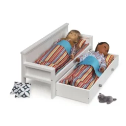 Sofa/Daybed With Trundle For 18" Dolls - White/Multi -Learning Toys Sales GUEST aefe6e3a cd60 482d ae81 2f203fffc39f