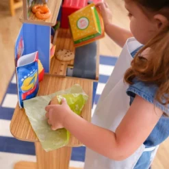 KidKraft 2-in-1 Restaurant & Delivery Wooden Play Store -Learning Toys Sales GUEST af2bf597 13d4 4dd7 a0a1 4a26e3a4ef84