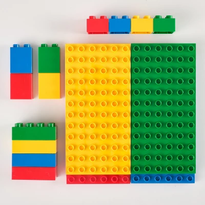 Classic Big Briks Set By Strictly Briks (6-pieces) 6 Classic Big Briks Set By Strictly Briks (6-pieces) - Image 4