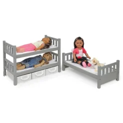 Badger Basket 1-2-3 Convertible Doll Bunk Bed With Baskets And Free Personalization Kit - Executive Gray 13 Badger Basket 1-2-3 Convertible Doll Bunk Bed With Baskets And Free Personalization Kit - Executive Gray -Learning Toys Sales GUEST b0a6b5e0 1266 4ee4 be2f 695e64aaf50b