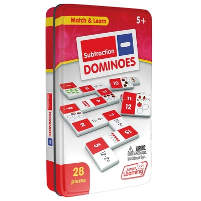Junior Learning Subtraction Dominoes, 2 Sets 3 Junior Learning Subtraction Dominoes, 2 Sets
