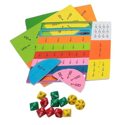 Didax Elementary Fraction Kit 3 Didax Elementary Fraction Kit