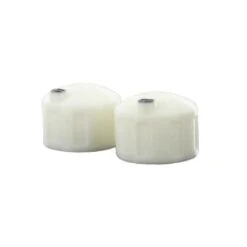 3D To Scale 1/64 2 Pack Of 3D Printed White Plastic Bulk Fluid Tanks W/ Black Lids 64-325-WT