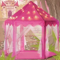 Large Playhouse Tent - Princess Castle Pink With Star Lights And Carry Bag - Play22USA -Learning Toys Sales GUEST b3d0c3e4 2c46 4922 97db 3fce7d6906db