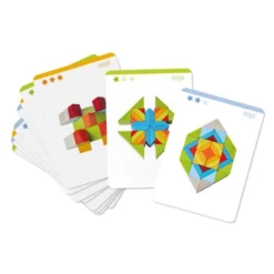 HABA 3D Puzzle Cube Mosaic - 48 Piece Wooden Blocks With 10 Double Sided Template Cards -Learning Toys Sales GUEST b4234be5 527f 4f18 98a6 463f00efef71