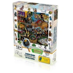 Wuundentoy Premium Edition: Backwards Zoo Jigsaw Puzzle - 500pc -Learning Toys Sales GUEST b49c1899 48c6 42aa b1e8 583fc3e25a7a