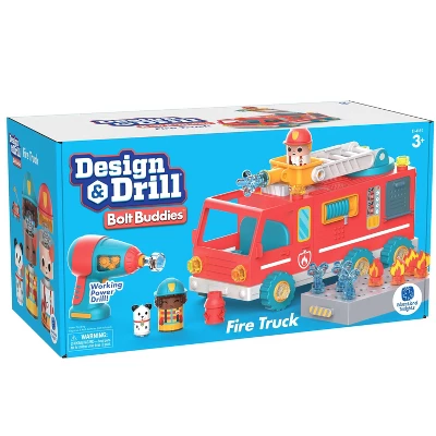 Educational Insights Design & Drill Bolt Buddies Fire Truck 6 Educational Insights Design & Drill Bolt Buddies Fire Truck - Image 4