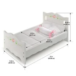 Badger Basket Doll Bed With Bedding And Free Personalization Kit - White Rose 15 Badger Basket Doll Bed With Bedding And Free Personalization Kit - White Rose -Learning Toys Sales GUEST b7264bbf b893 4e87 b67f 1b6241910436